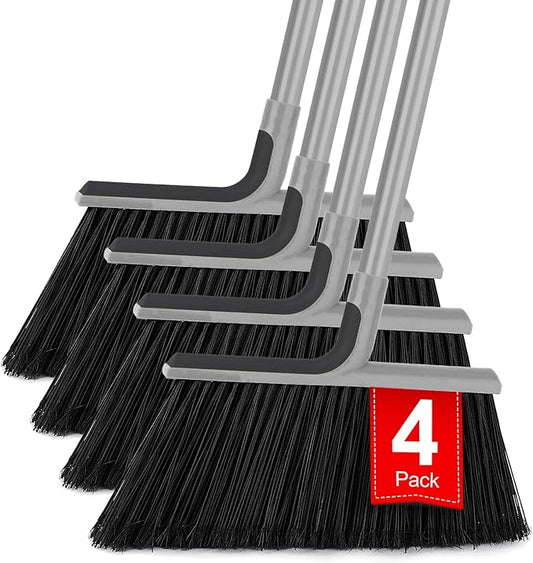 KeFanta 4 Packs Outdoor Broom Heavy Duty by KeFanta