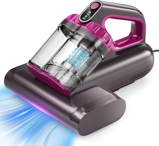 Mattress Vacuum Cleaner, 17Kpa 650W Bed Vacuum Cleaner, 273nm UV-C Light & by BYHUME