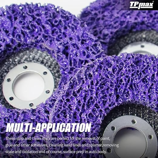 4-1/2" x7/8'' Stripping Discs Rust Remover Wheel Remove Paint and Oxidation - Image 6