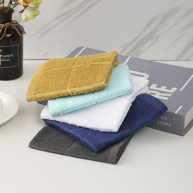Glynniss Dishcloths Kitchen Highly Absorbent Dish Rags 100% Cotton Dish Cloths - Image 7