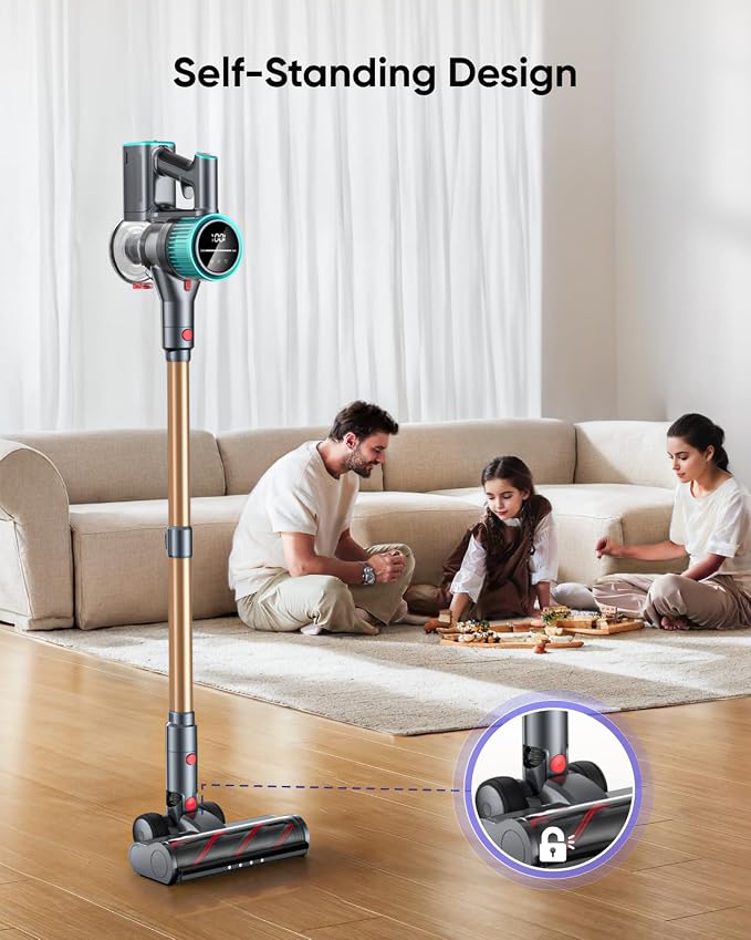 Cordless Vacuum Cleaner, 50Kpa 600W Vacuum Cleaners - Image 5