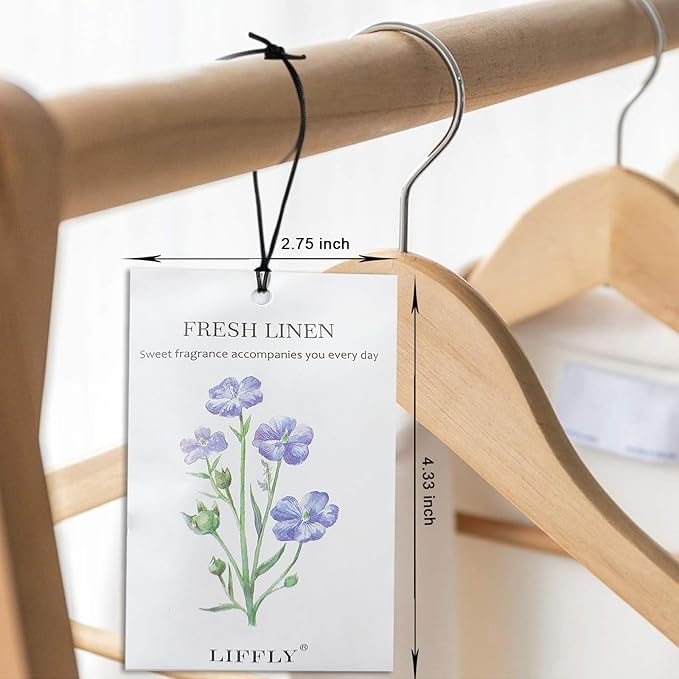 14 Packs Scented Sachets for Drawers and Closets Lavender Fresh Linen Cherry - Image 3