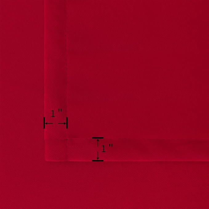BGment Red Blackout Curtains 63 Inches Long - Image 6