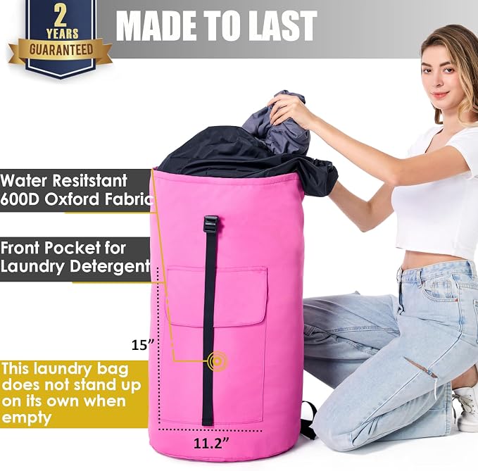 Laundry Bag 115L, College Dorm Room Essentials, Extra Large Laundry Bag - Image 2
