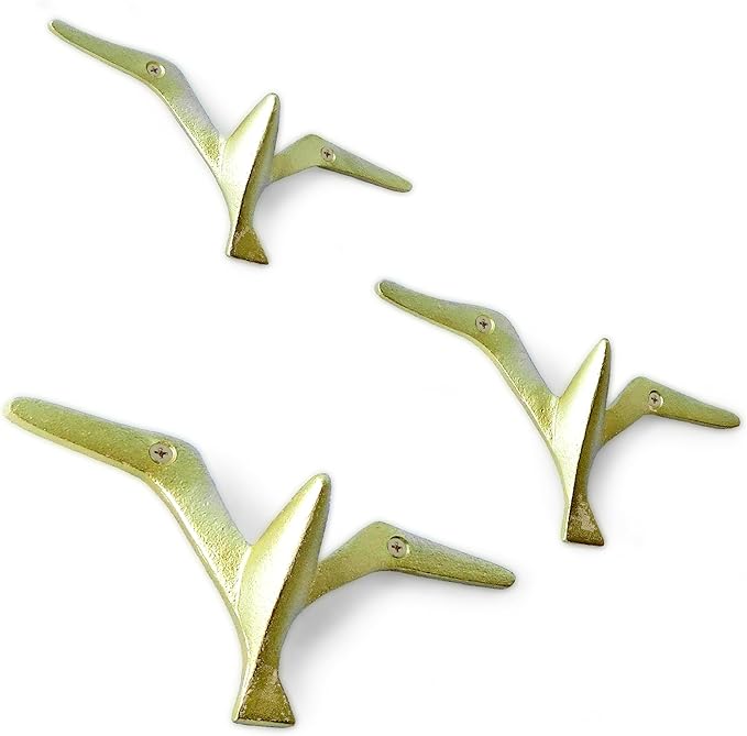Ambipolar Iron Cast Decorative Gull Bird Wall Mounted Coat Hooks - Image 3