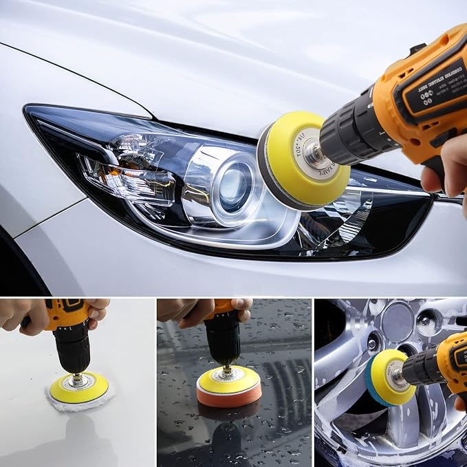 VIBRATITE Car Headlight Restoration Kit, 3 Inch Car Polishing Sanding Discs - Image 8