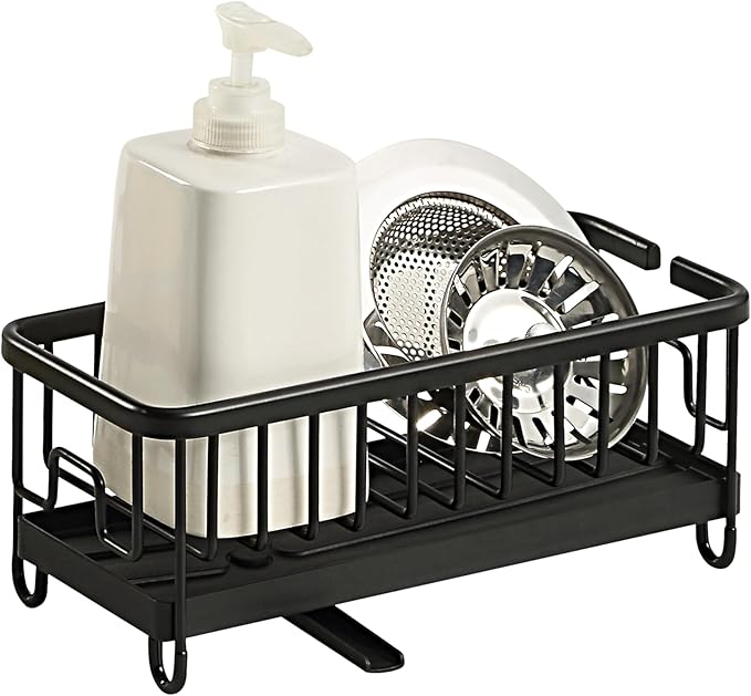 SunnyPoint Never Rust Aluminum Utensil, Sink Cleaning Tools Holder by SunnyPoint