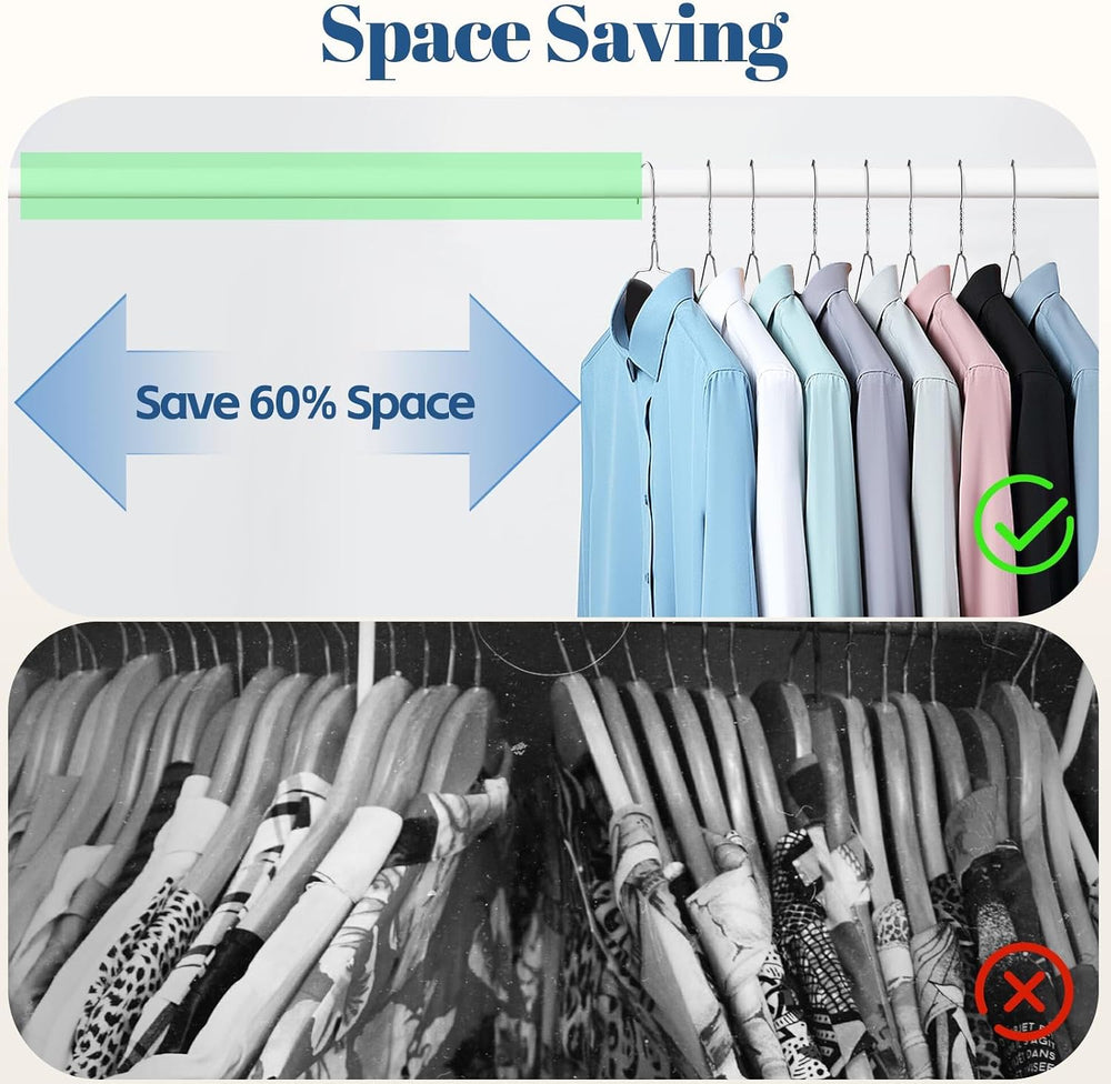 SPECILITE 18” Wire Metal Clothes Hangers Bulk 100 Pack, Ultra Thin, Silver