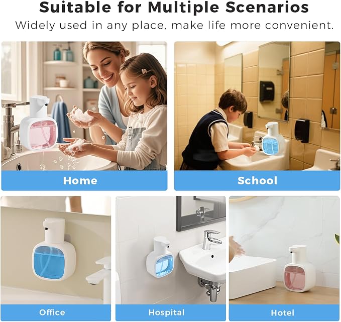Automatic Liquid Soap Dispenser, 17oz/500ml Touchless Rechargeable - Image 9