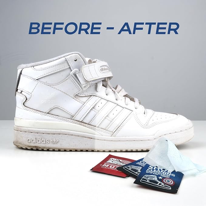 Sneaker Cleaner Wipes 35 Packs Suede Leather Tennis Quick Cleaning Disposable - Image 4