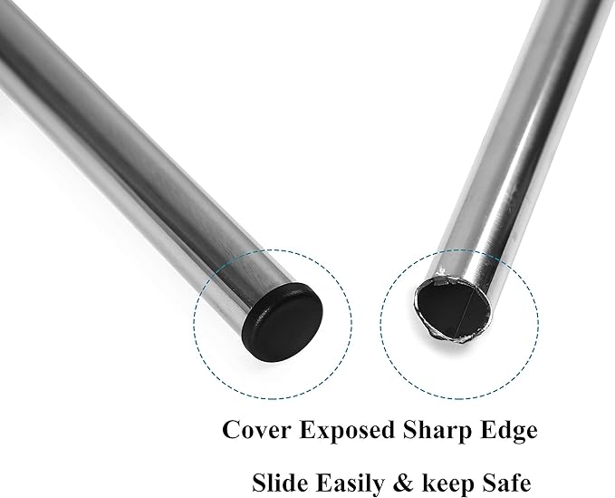 Furnigear Plastic Plugs Tubing End Caps Chair End Caps 7/8" Outside Bottom - Image 4