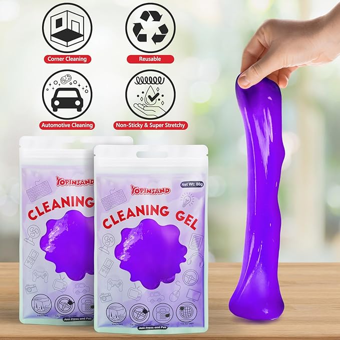 Car Cleaning Gel, 2 Pack Car Cleaning Putty, Universal Auto Deatiling Tools - Image 6
