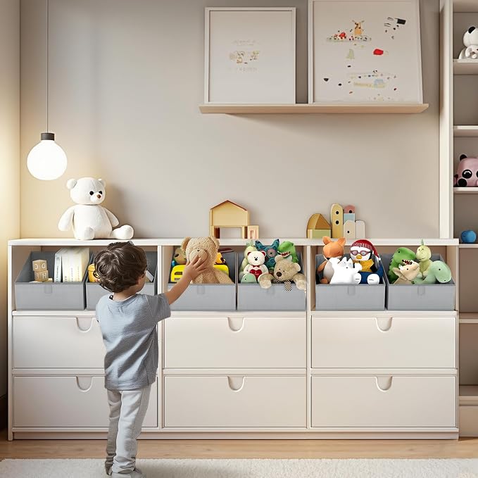 DIMJ Closet Storage Bins 8 Pack - Image 3