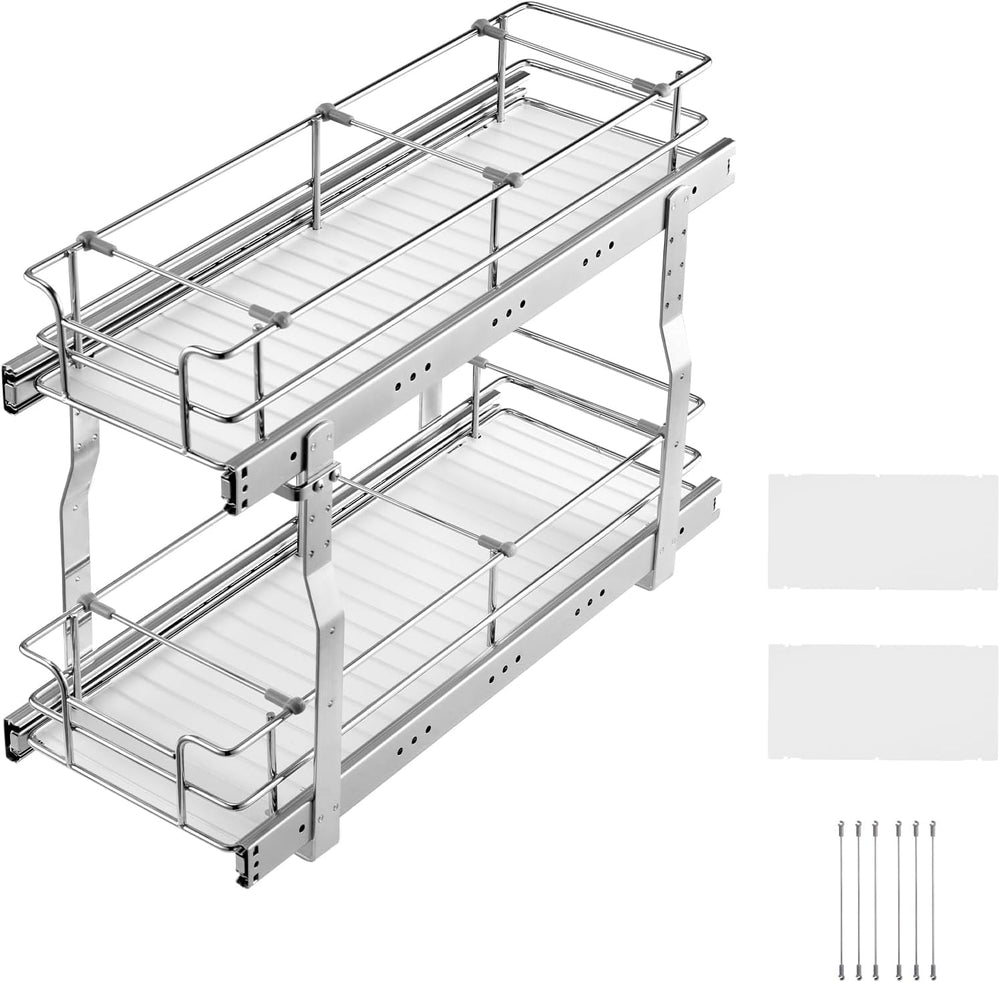 VEVOR Pull Out Cabinet Organizer,8.5" W x 21" D x15.2 HHeavy Duty S...