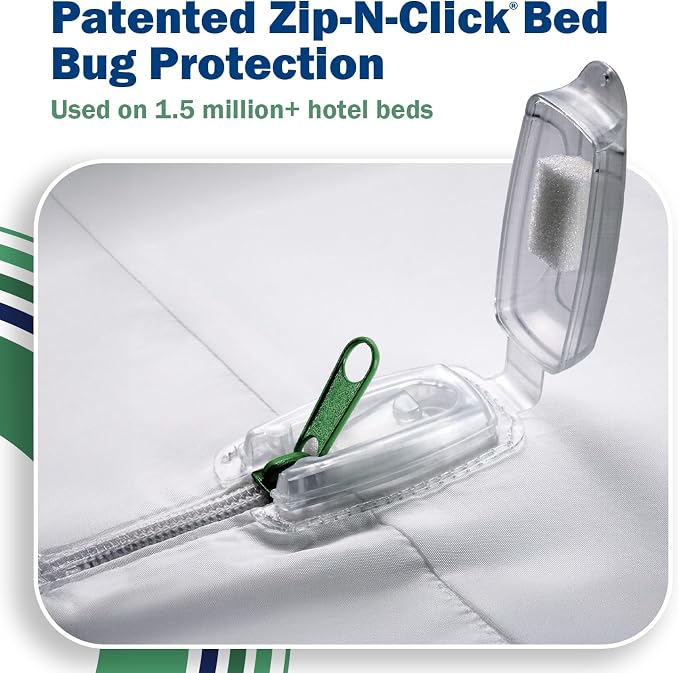 CleanRest Pro Mattress Protector Encasement, MicroPlush Fabric, Ultimate Sleep - Image 4