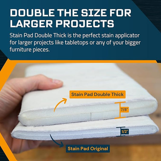 MāKRS Double Thick Stain Pad, Cut-to-Size Staining Pads, Streak-Free Applicator - Image 2
