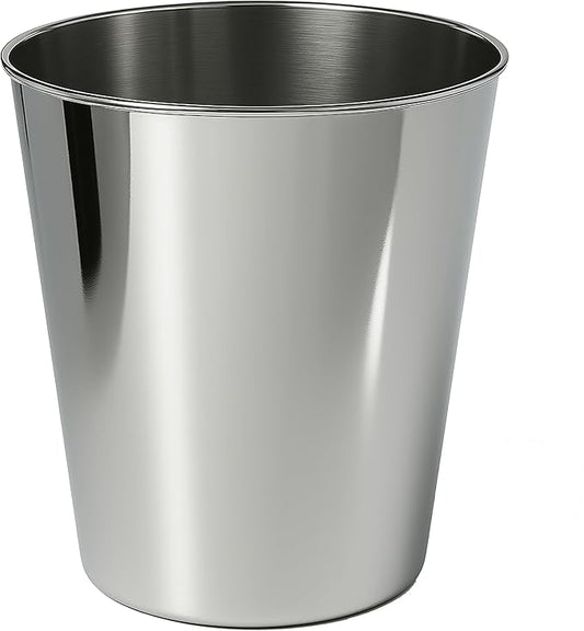 happimess HPM1113D Nolan Modern Classic Smooth Steel 2-Gallon Wastebasket by Happimess
