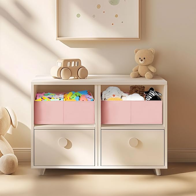 DIMJ Large Closet Shelf Organizer Bins 8 Packs - Image 6