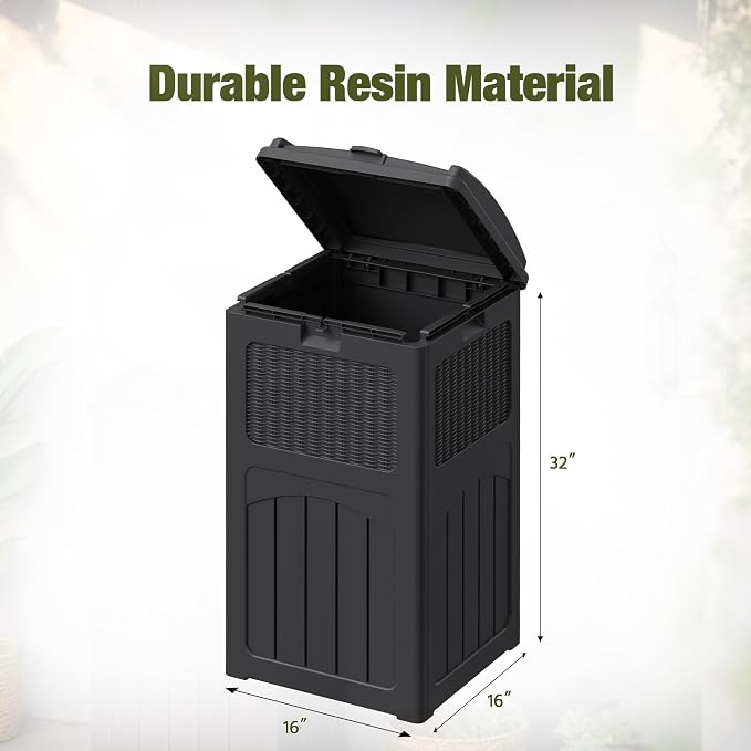 Devoko 33 Gallon Outdoor Trash Can - Image 7