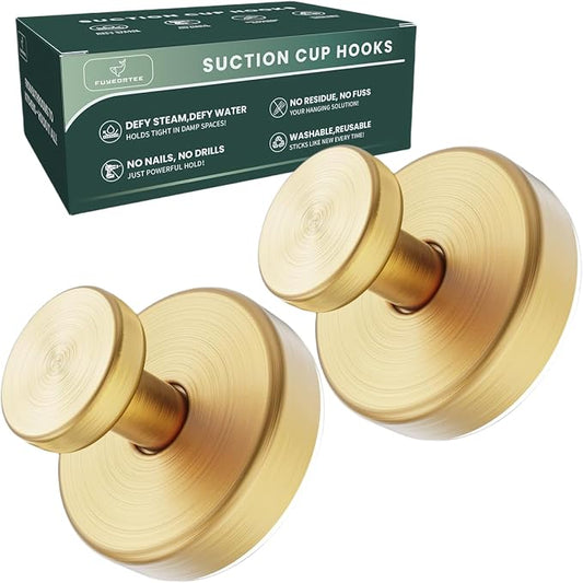 2025 Upgraded Stainless Steel Heavy Duty Suction Cup Hooks by FuyeorTee