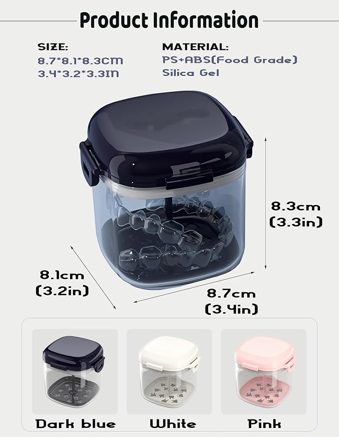 MURRI&MURRDI Retainer Case, Denture Bath Box - Image 4
