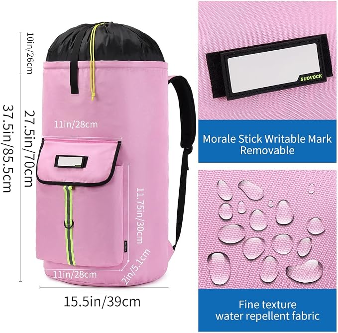 laundry bag backpack, extra-large heavy duty laundry bags, laundry backpack - Image 3