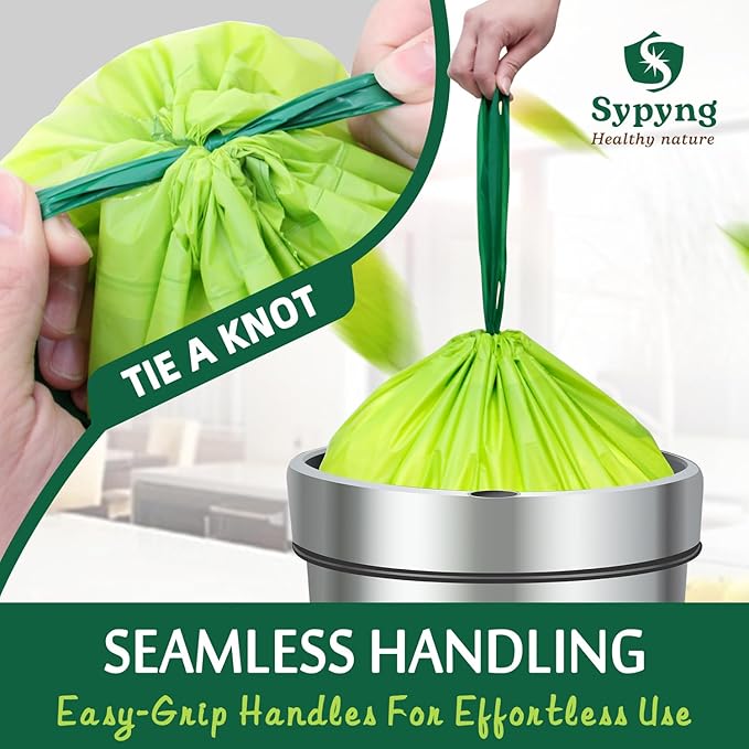 Compostable Kitchen Trash Bags 8-10 Gallon – Heavy-Duty, 1.1 Mil Thick - Image 7