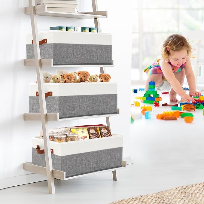 6 Pack Closet Storage Bins, Storage Baskets - Image 2