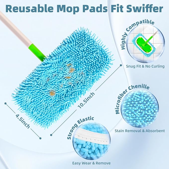 Reusable Mop Pads Compatible - Image 3