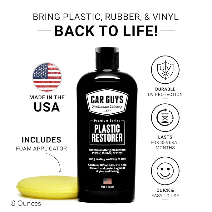 CAR GUYS Plastic Restorer | Bring Plastic, and Vinyl Back to Life! | User - Image 2