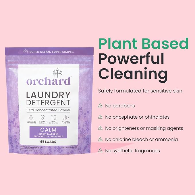 Orchard Laundry Detergent Powder Natural Deep Cleaning Laundry Powder - Image 3