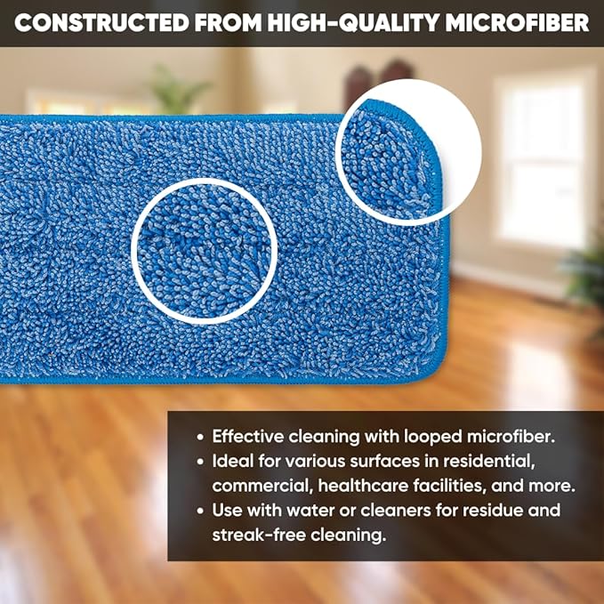 Microfiber Wholesale 18 inch Microfiber Mop Pads - Image 2