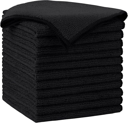 AIDEA Microfiber Cleaning Cloth-12PK, Soft Microfiber Towels by AIDEAHOME