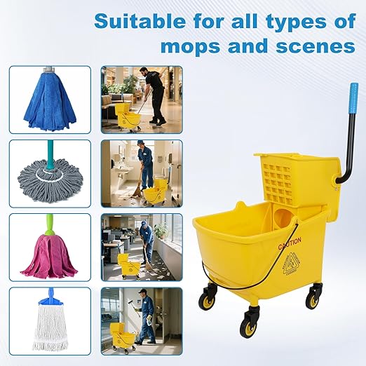 35 Qt Commercial Mop Bucket - Image 7