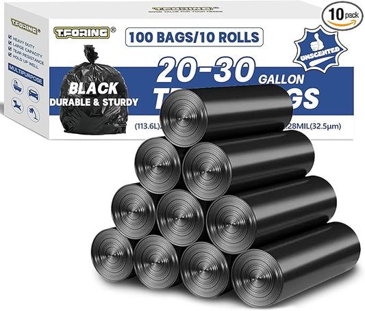 20-30 Gallon Trash Bags Black by TFORING%C2%AE