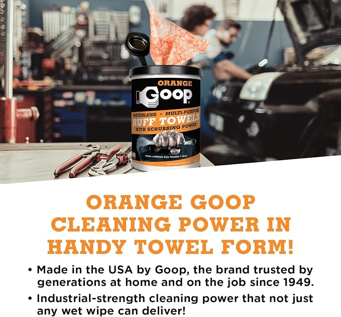 GOOP Orange Heavy Duty Ruff Towels - Image 8