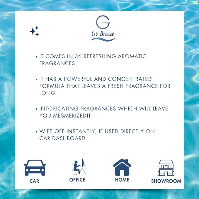 G's Breeze Blue Lagoon Diffuser Oil Refill - Image 5