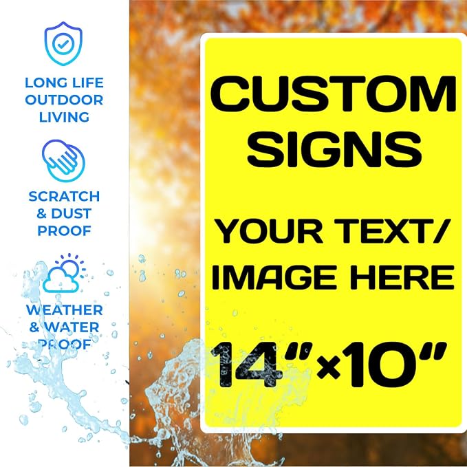 Personalized Aluminum Metal Signs - Image 3