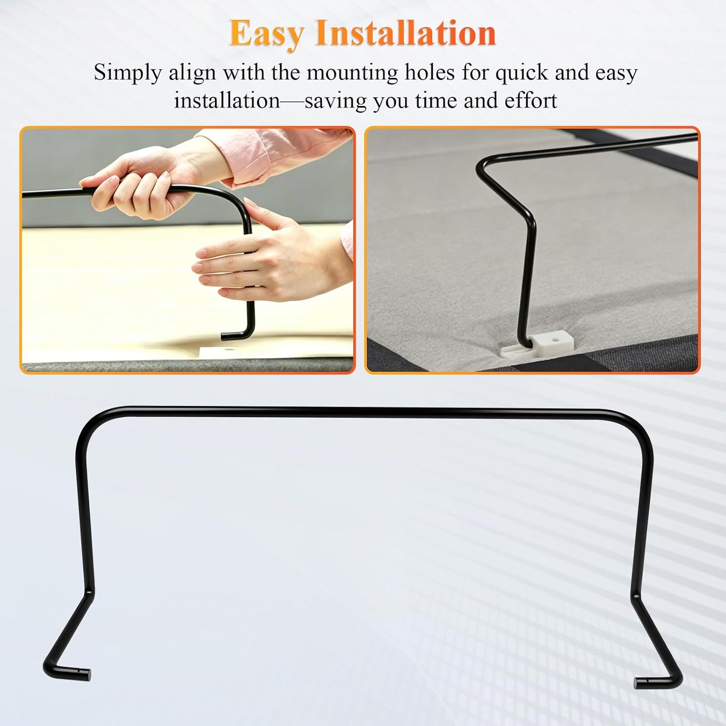 20 Inches Mattress Retainer Bar 6300340/63003340, Fit for Tempur-Pedic Ergo, Prevent Mattress from Slipping and Shifting, Foot Retainer Bar Can not be Used for Lifting The Adjustable Bed, 1 Pc