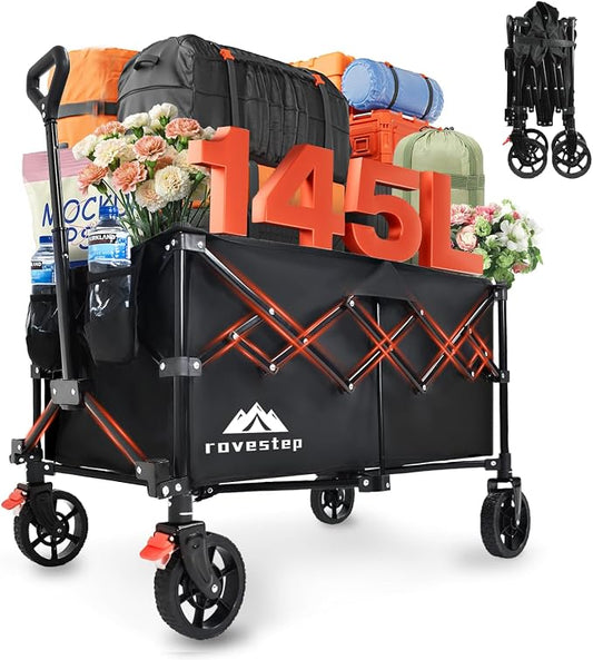 Collapsible Wagon Cart Heavy Duty Utility Carts by RoveStep