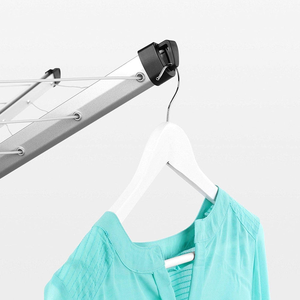 Brabantia Wallfix Wall-Mounted Rotary Dryer -78 ft, 375842