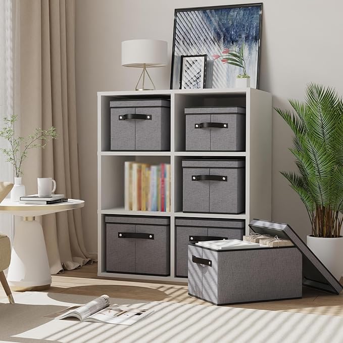 Storage Boxes, 15 x 9.8 x 8.3 Inch Baskets - Image 2