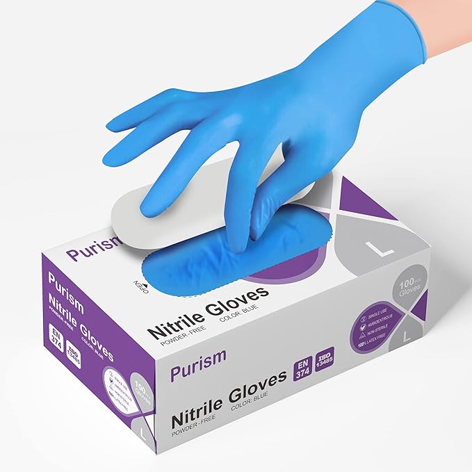 Daddy's Choice Nitrile Gloves 100Pcs 1000 Pcs Disposable Blue, - Image 6