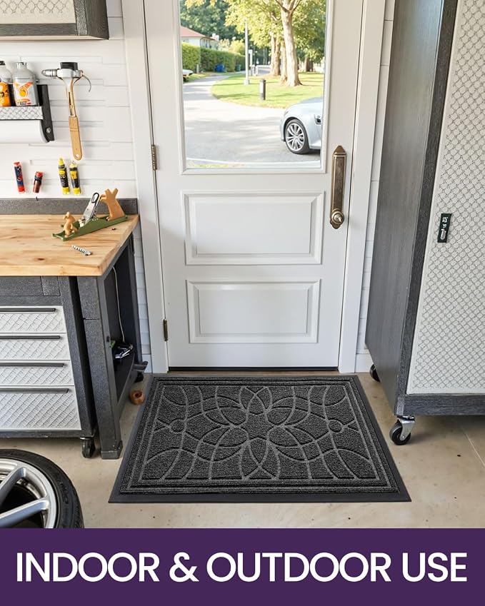 DEXI Front Door Mat Outside Entrance, Heavy Duty Non Slip Low Profile Doormat - Image 9