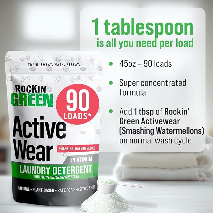Rockin' Green Laundry Detergent, Plant based, All Natural Laundry Detergent - Image 5