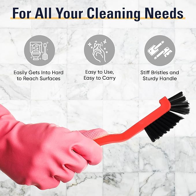 Handheld Grout Brush, Small Scrub Brush - Image 5