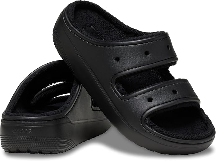 Crocs Unisex Adult Classic Cozzzy Towel Sandals, Fuzzy Slippers and Slides - Image 6