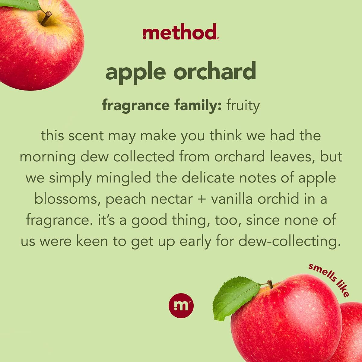 method Daily Granite Cleaner Refill, Apple Orchard, 68 fl oz | Cleans and Polishes, For Use on Granite, Marble, and Other Sealed Stone