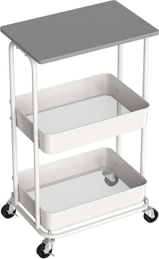 Simple Houseware 2-Tier Rolling Utility Cart by SimpleHouseware