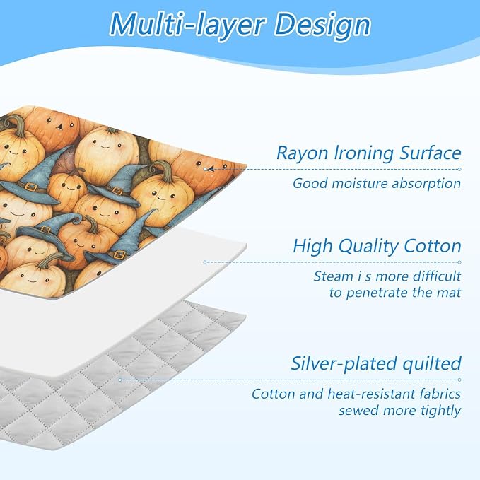 Cute Pumpkin Halloween Ironing Mat - Image 4